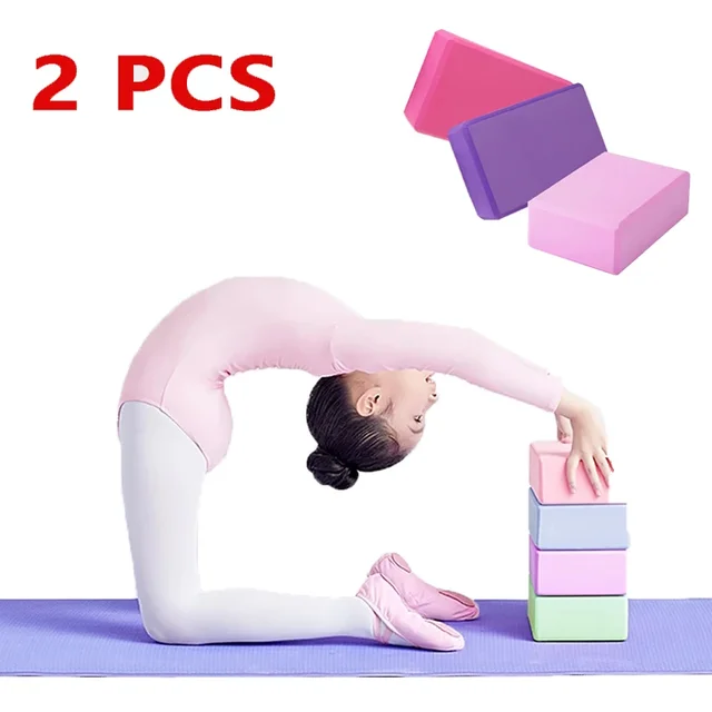 Yoga Building Blocks Cubes Pilates Bricks Reinforcement Mats Sports Yoga Supplies Exercise Home Exercise Equipment Fitness Dance