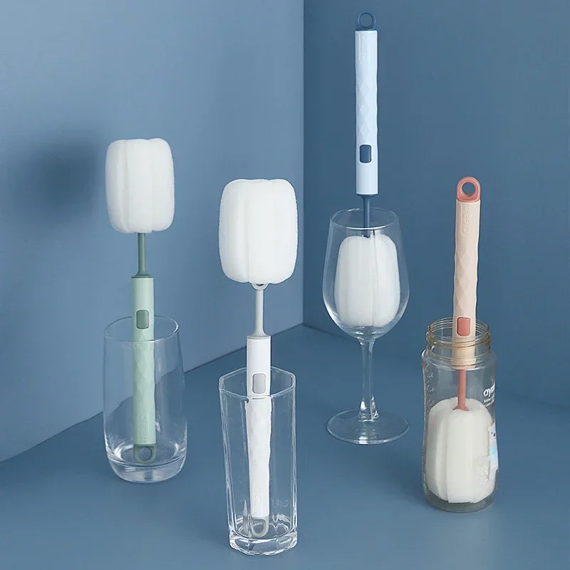 Removable Sponge Baby Cup Bottle Cleaning Brush