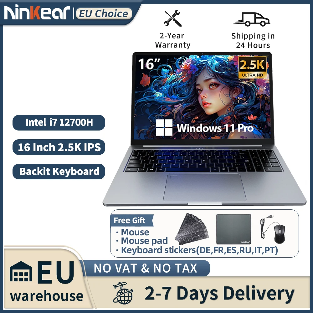Ninkear N16 Pro Laptop 16GB 512GB z EU za $501.33 / ~1879zł