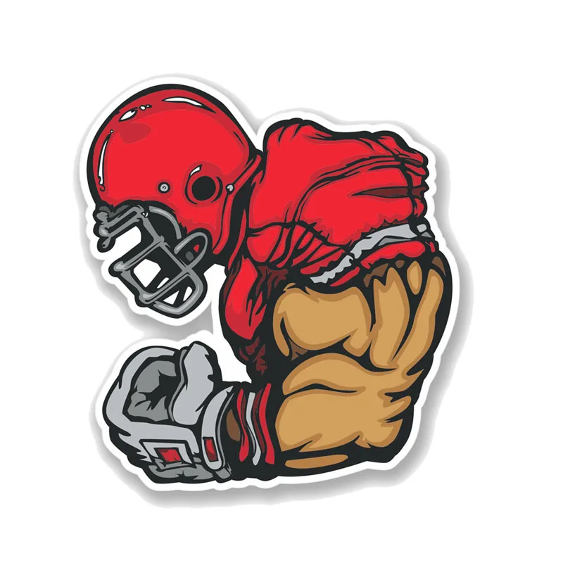 

N868# Self-adhesive Decal For American Football Sports Player Car Sticker Waterproof Auto Decors on Bumper Rear Window Laptop