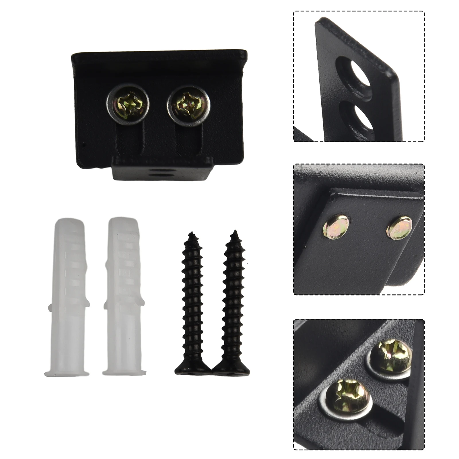 Description Picture 6 of itemDoor Floors Sliding Guide Bottom Barn Door Guide Roller Decor Hardware Wall Mount Door Guides Slotted Swing Stop