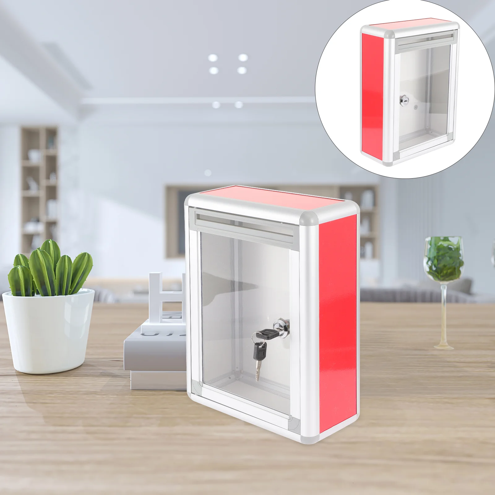Ballot Box Impact-resistant Suggestion Outdoor Hanging Mailbox Boxes Collection Voting Letter Aluminum Alloy Wall Complaint