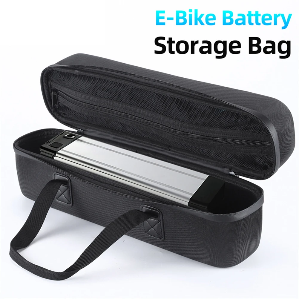 

E-Bike Battery Storage Bag EVA Hard Shell Waterproof Battery Case Large Capacity Lipo Bag Organizer Electric Bicycle Accessories