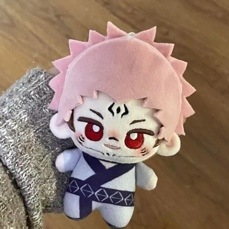 Plush Toy Anime Ornament Anime Cosplay Ryomen Sukuna Soft 10cm Print Body Backpack Pendant Plush Keychain Gifts