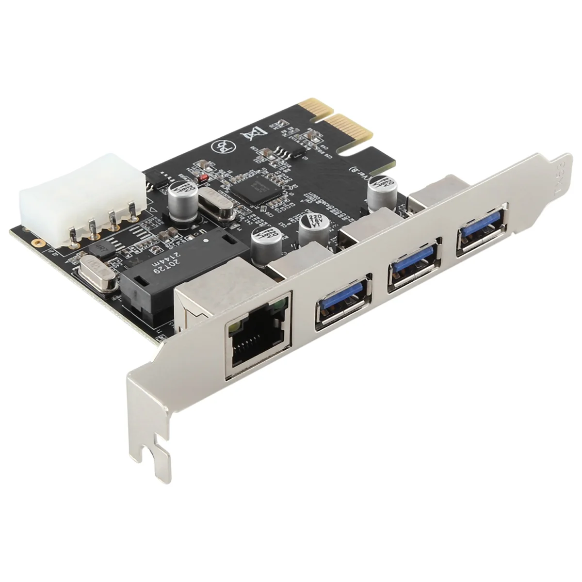 

PCIe слот для RJ45 USB 3,0 PCIe Расширенная карта, с гигабитным Ethernet контроллером PCI Express адаптер для настольного ПК