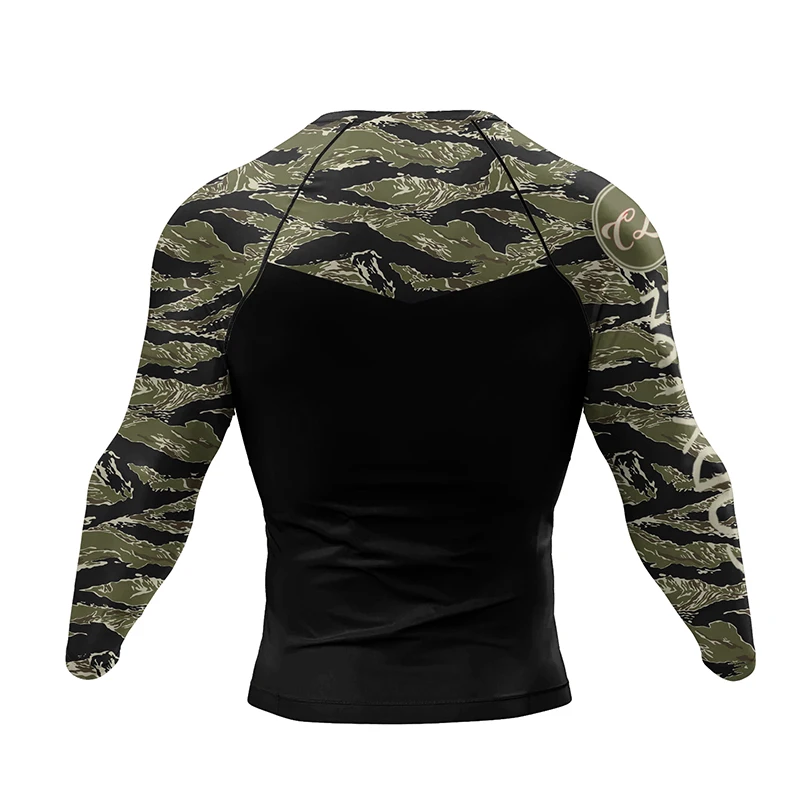 Kickboxing Rashguard Jiu Jitsu MMA T-shirt + Pant Set Men Rash Guard Grappling Bjj Gi Boxing Sportsuits Gym Muay Thai Shorts Suit sports apparel,mens t shirt
