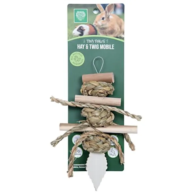 Tiny Paws Seagrass Play Pack for Guinea Pig Rabbit Bunny Toys Hideout Tunnel Cage Accessories