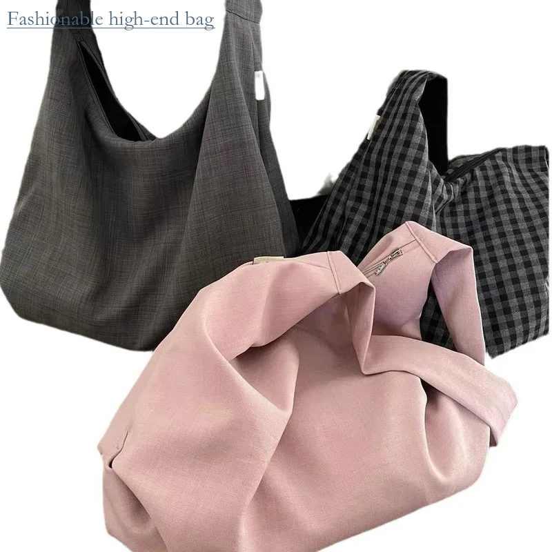 

2024 New Fashion Trend Large Capacity Women's Shoulder Bag Simple Retro Canvas Bag Exquisite Multicolour High Quality Classic
