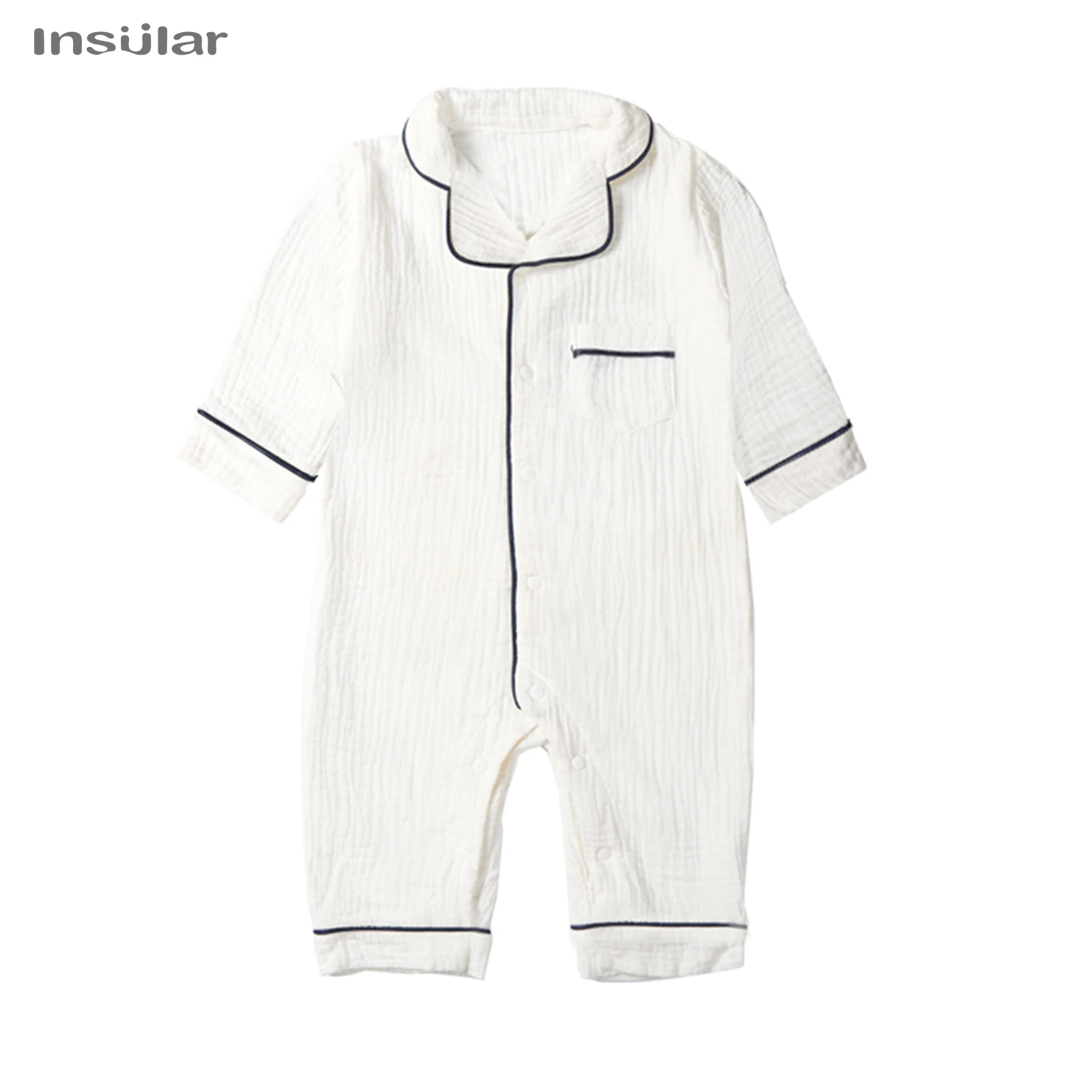 Rompers for Newborns Baby Muslin Sleepwear Girl Clothes Toddler Boy Pajamas Baby Onesie Jumpsuit Long-Sleeve Clothing