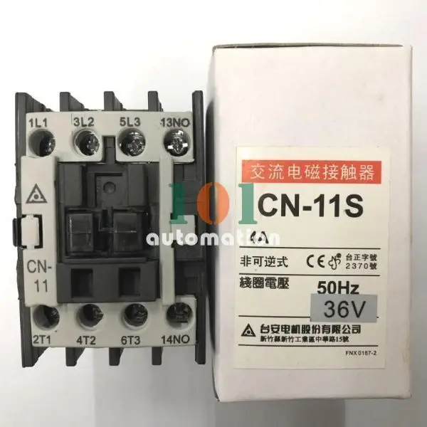 

1 шт., новинка, контактор переменного тока Taian CN-11S AC36V 3A1a