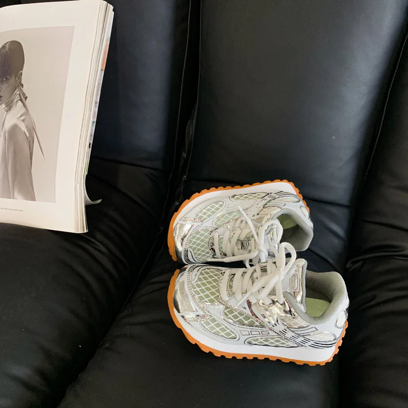 Summer Boys Girls Breathable Hollow Orbit Metallic Sneaker Toddler Kid Casual Fashion Shoe Child Tenis Sports Walking Shoes sports shoes kids sneakers kids shoes kids sports shoes