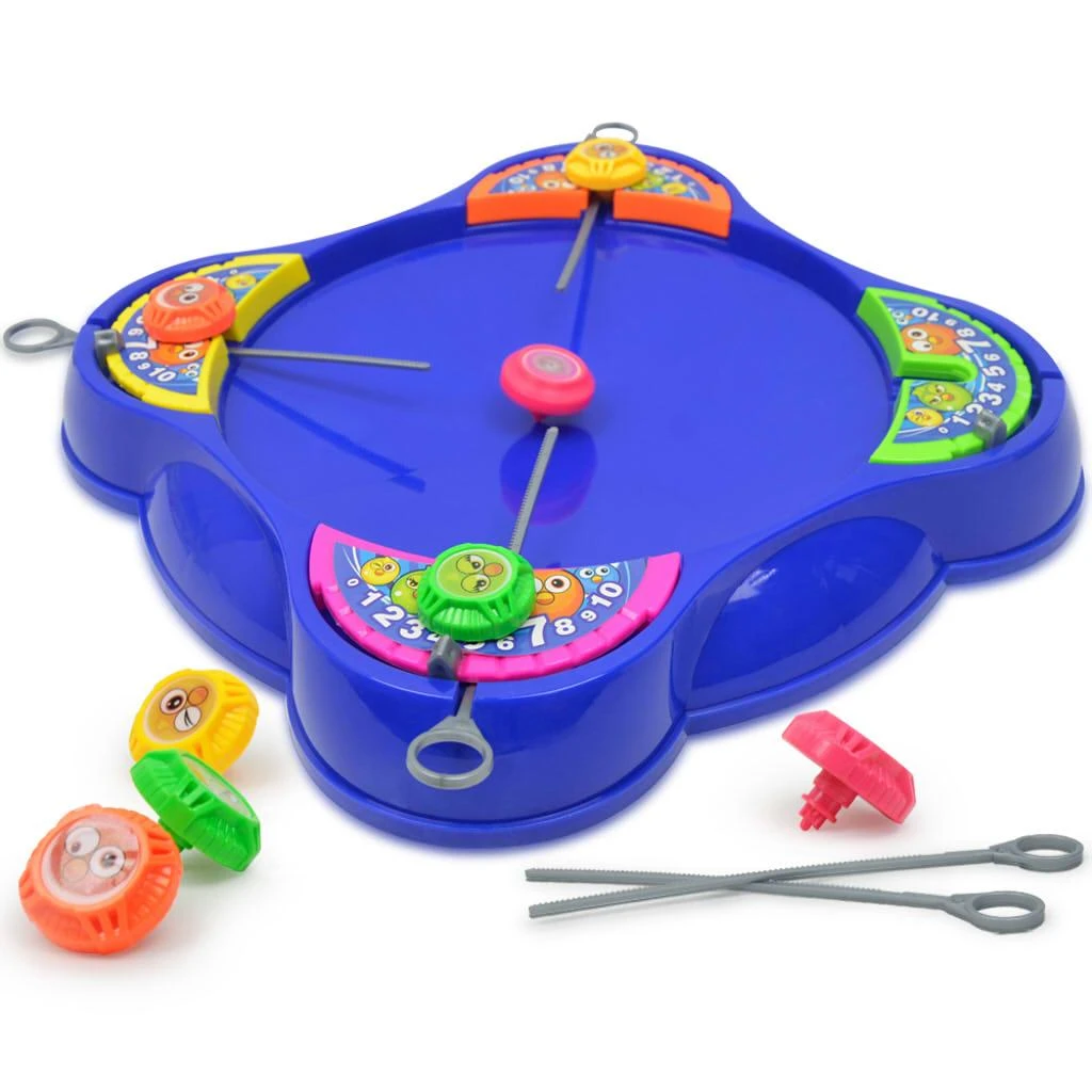 Ning Top Kid Toy Vintage Battling Tops Game 4 Players Battle - Spinning Top  - AliExpress