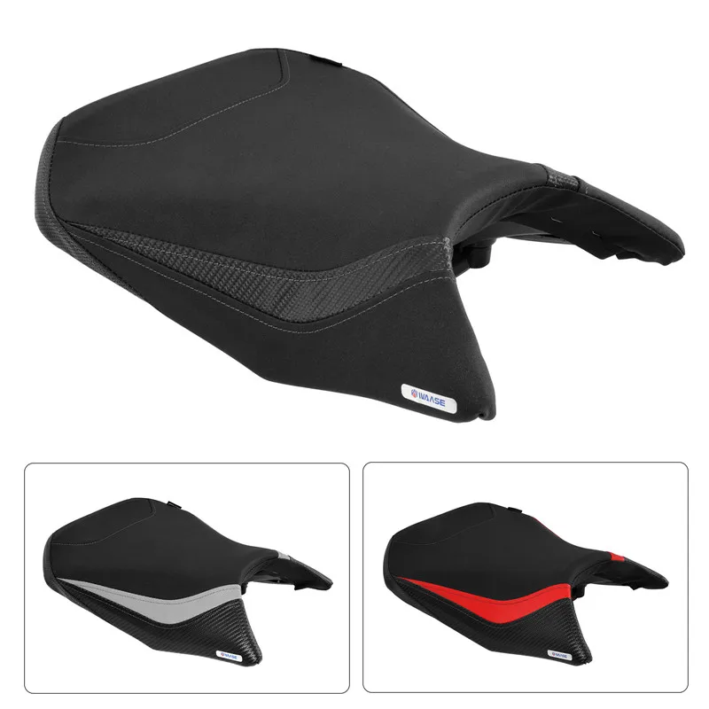 Motorbike Front Rider Solo Seat Cowl Cushion Pad Synthetic Leather For