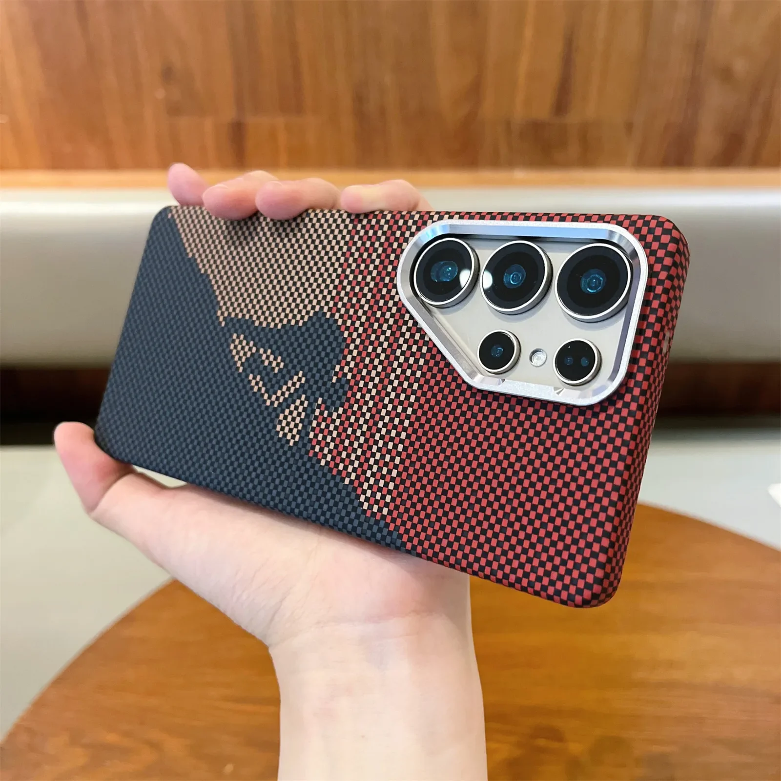 Ultra Carbon Fiber Magnetic Phone Case - Shockproof Slim Kevlar Protective Cover