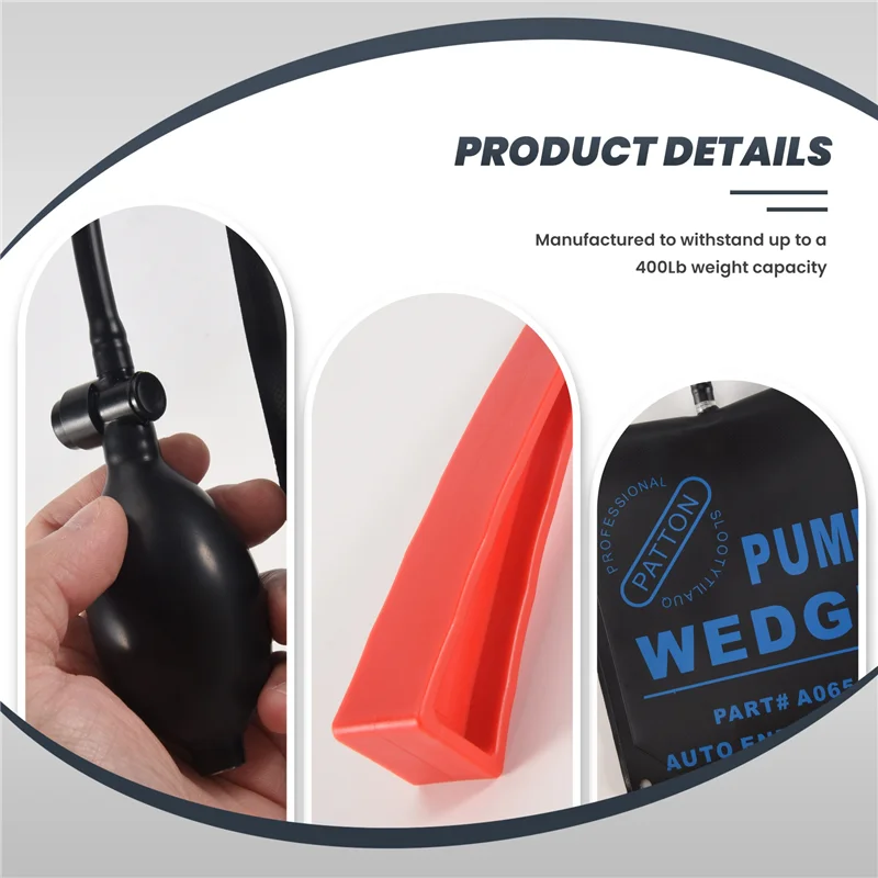 AU34-Car Wedge Air Pump Hand Pump Car Door Window Chip Entry Tool Kit