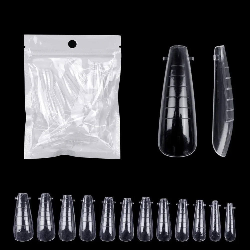 Fake Nail Forms 60pcs for Extension Building Gel Polish Tool