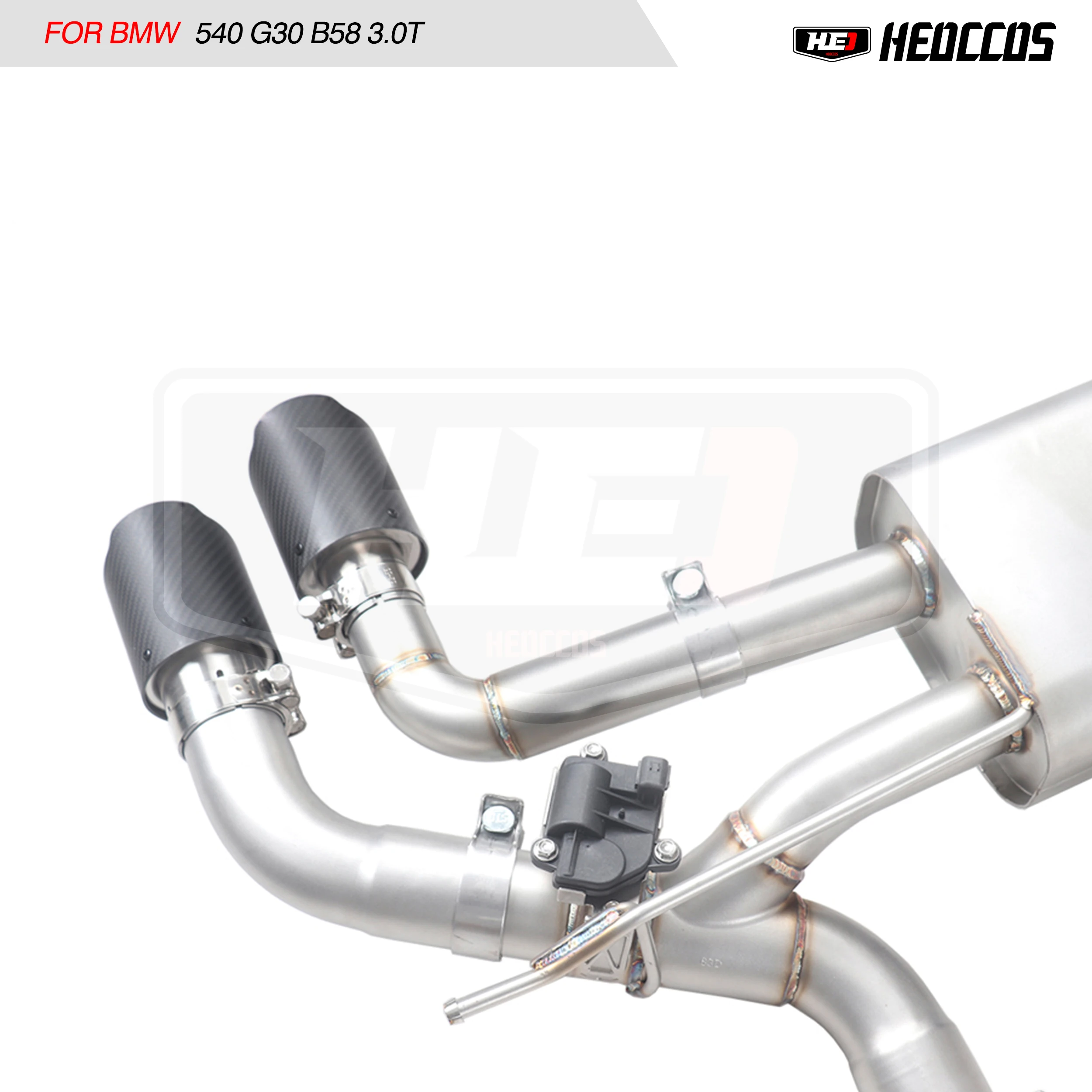 HEO Racing Performance Car Catback Exhaust Muffler Pipe For BMW 520I 530I 540i G30 G31 B48 B58 2.0T 3.0T