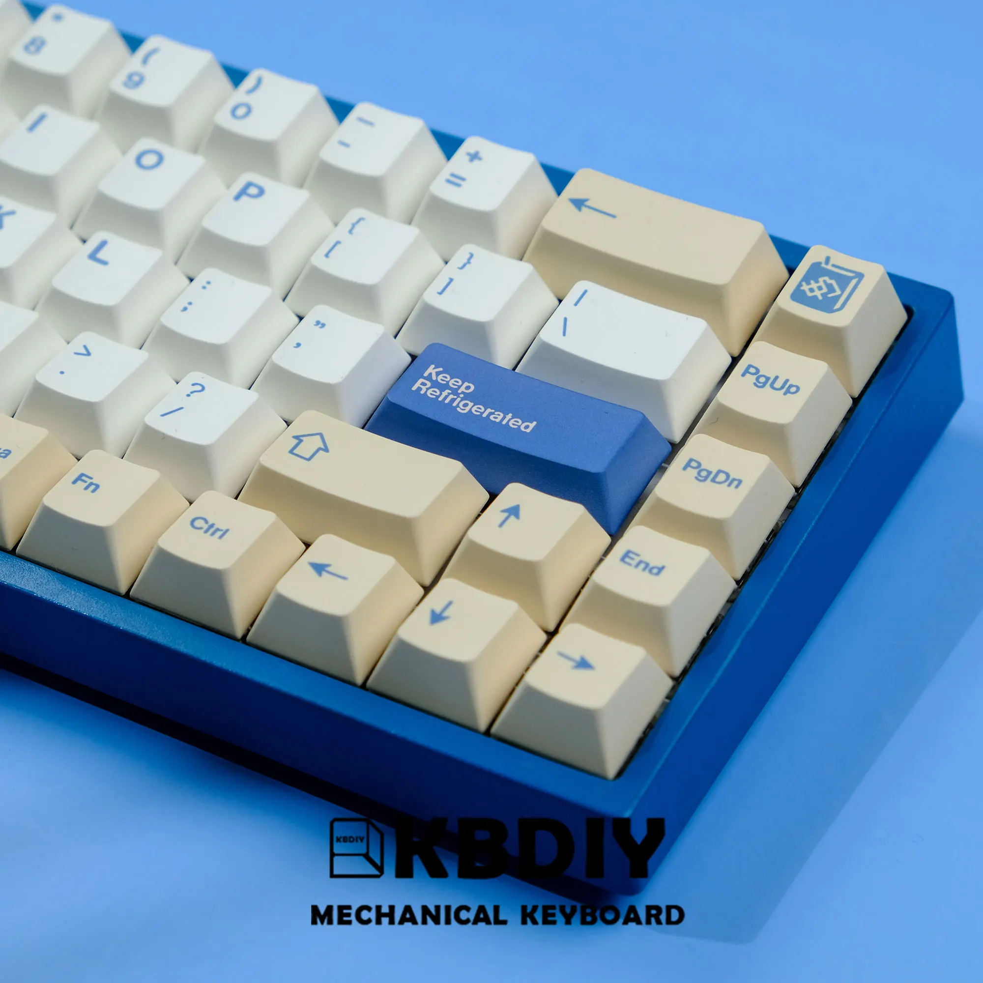 GMK Soymilk PBT Keycaps, Cherry Profile MX