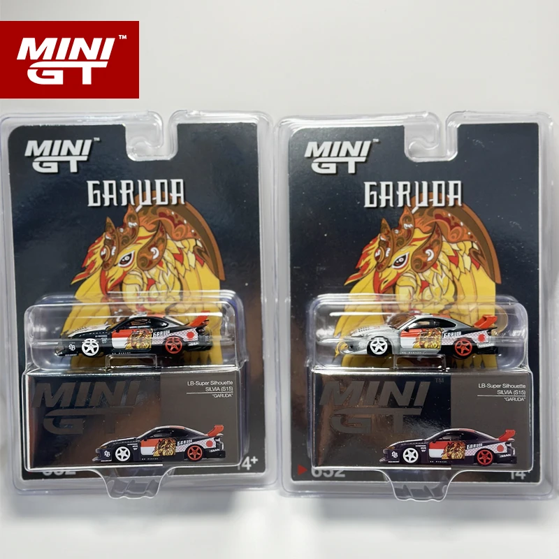 MINIGT 1:64 LB-Super Silhouette S15 MIZU SILVIA Garuda CHASE