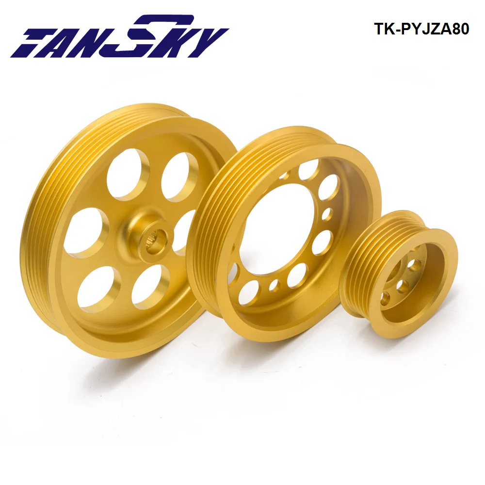 TANSKY Lightweight Crank Pulley For 93-97 Toyota Supra JZA80 2JZGTE Underdrive TK-PYJZA80