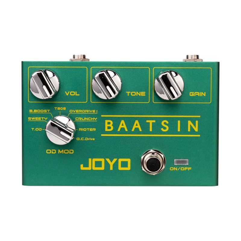 

JOYO R-11 BAATSIN Classic Overdrive Distortion Pedal With 8 OD/DS Distortion Effect Pedal For Electric Guitar Effect