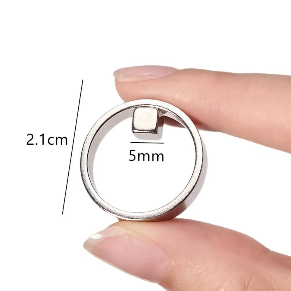 DIY 속이 빈 고양이 눈 자석 균일한 자력 다기능 링 모양 네일 아트 액세서리 강력한 자력