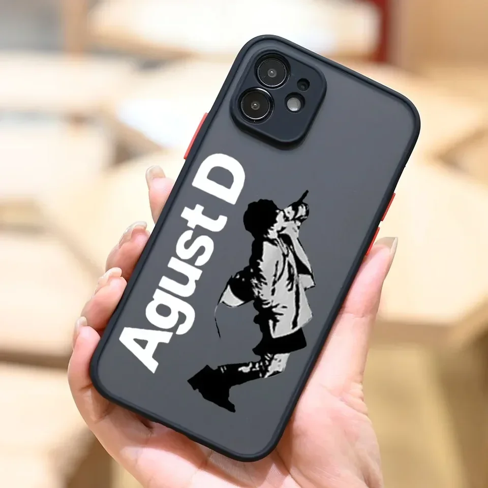 Agust D Suga Kpop Phone Case for iPhone 16 14 15 13 11 12 Pro Max