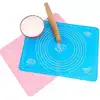 Silicone Baking Mat Kneading Dough Mat Pizza Cake Sheet Liner Kitchen Cooking Grill Gadgets Bakeware Table Mats Pad Pastry Tools 2