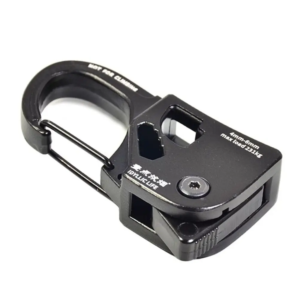 Camping Buckle Rope Tightener Self-locking Lightweight Tent Rope Tensioner Aluminum Alloy Survival Tent Cord Adjuster