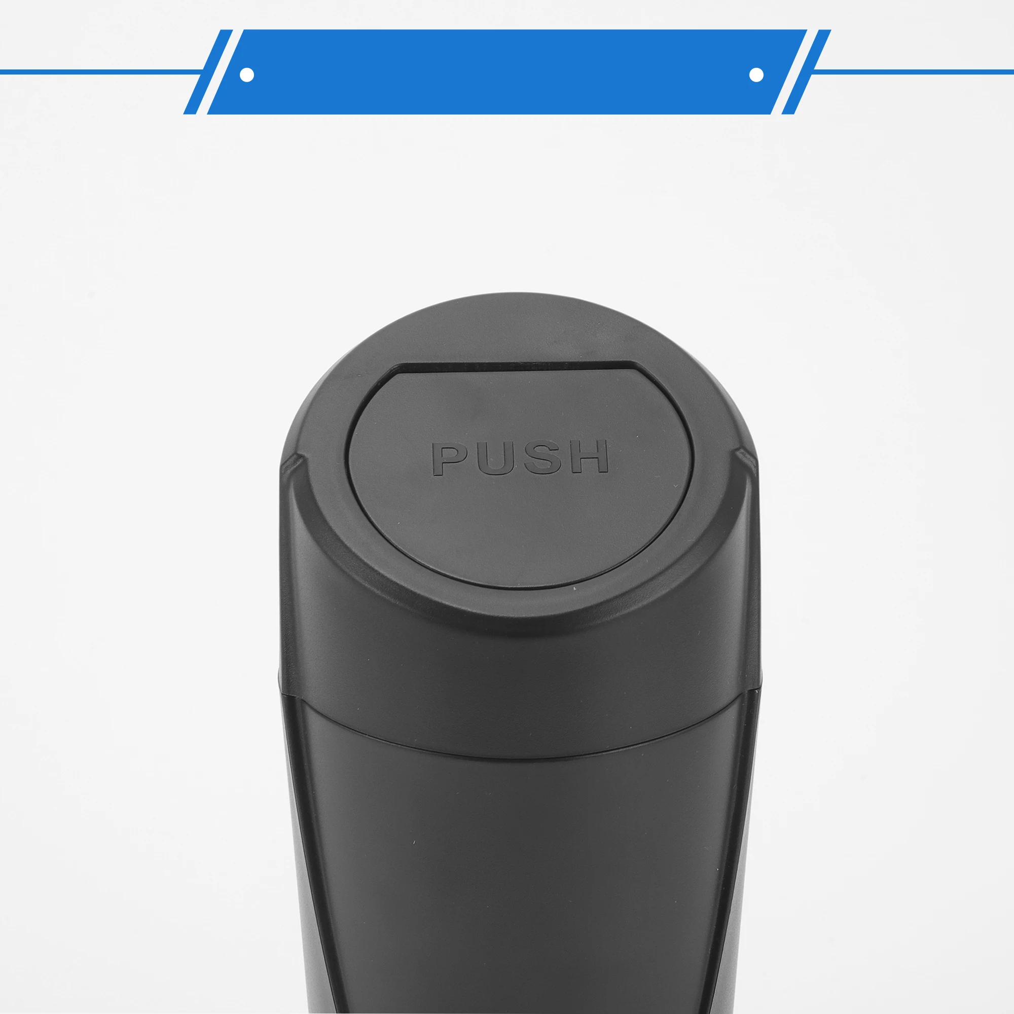 Car Trash Can Portable Universal Dustbin Storage Case with Lid 8x20cm Interior Accessories