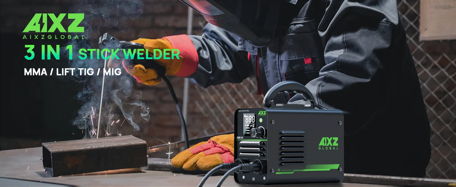 Original AIXZ AIM145 Schweißgerät IGBT Überhitzungsschutz 3in1 MMA/Spulenpistole/Lift WIG Synergische Steuerung 220V Schweißgerät – Detail 3