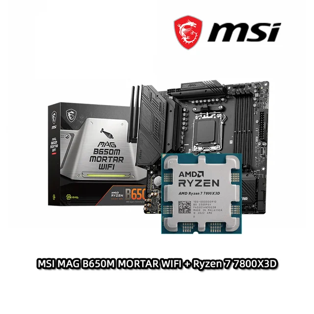 AMD RYZEN 7 7800X3D Brand New CPU Gaming Processor AMD R7 7800X3D 8-Core  16-Thread 5NM 96M Socket AM5 Without Fan PC Gamer - AliExpress