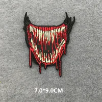 Shop Online for Flame Skull Patch: Explore Punk Embroidered Patches for Clothes, Backpacks, and Jackets - Image 4