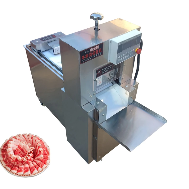 

Commercial Electric Meat Slicer Stainless Steel Meat Cutting Machine CNC Single Cut Mutton Rolls Machine Food Processor