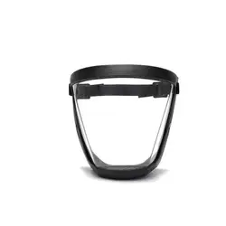 Enhanced Full Face Shield with Antifog Protection and Filter Integration - Ideal for Motorcycling, Cycling, and Dust Prevention (Black)