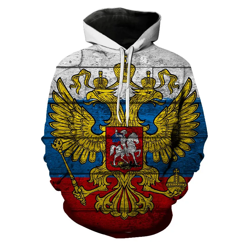 thumbnail image 1 of Sudadera con capucha con estampado 3D para hombre, sudadera con capucha con la bandera nacional de Rusia, sudadera de manga larga, sudadera con capucha con estampado gráfico completo, ropa para hombre, 1 of 5