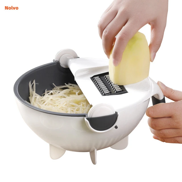 Multifunctional Vegetable Cutter 9 In 1 Vegetable Slicer Cutter Chopper And  Grater With Drain Basket Vegetables Chopper Slicer - AliExpress