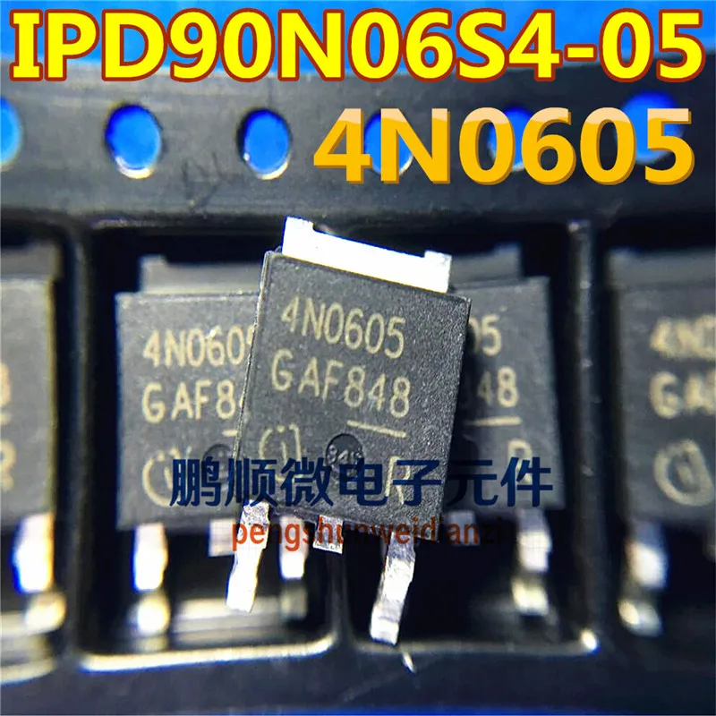 

30pcs original new IPD90N04S6-05 4N0605 MOS FET N-channel 60V 90A TO-252