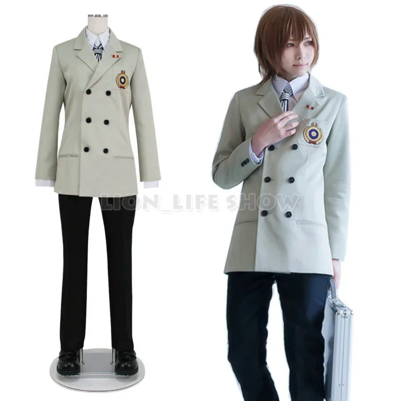 

Persona 5 P5 Goro Akechi School Uniform Suit Cosplay Costume Outfit Customize
