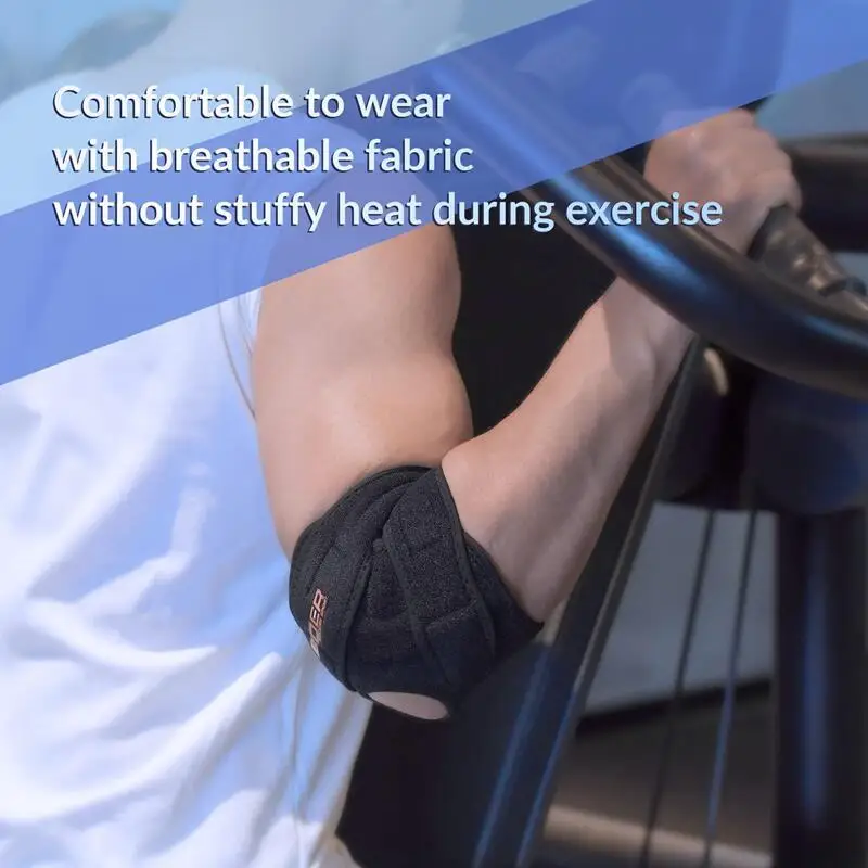 Tutore A Compressione Per Gomito (1 Paio) – Fascia Elastica Per Tendinite, Gomito Del Tennista E Del Golfista, Supporto Regolabile Per Uomo E Donna (Nylon Morbido)
