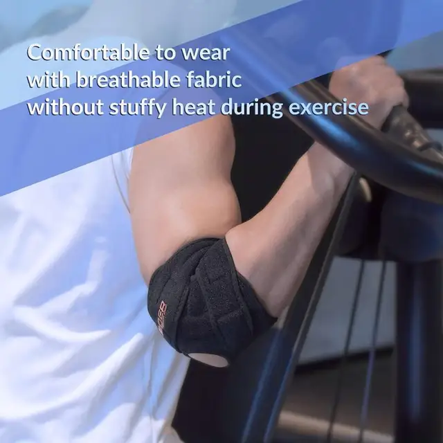 2 Gomitiere Reggigomito Elastiche - Cinghia Regolabile | Per Tennis, Golf, Palestra, Artrite - Foto 5