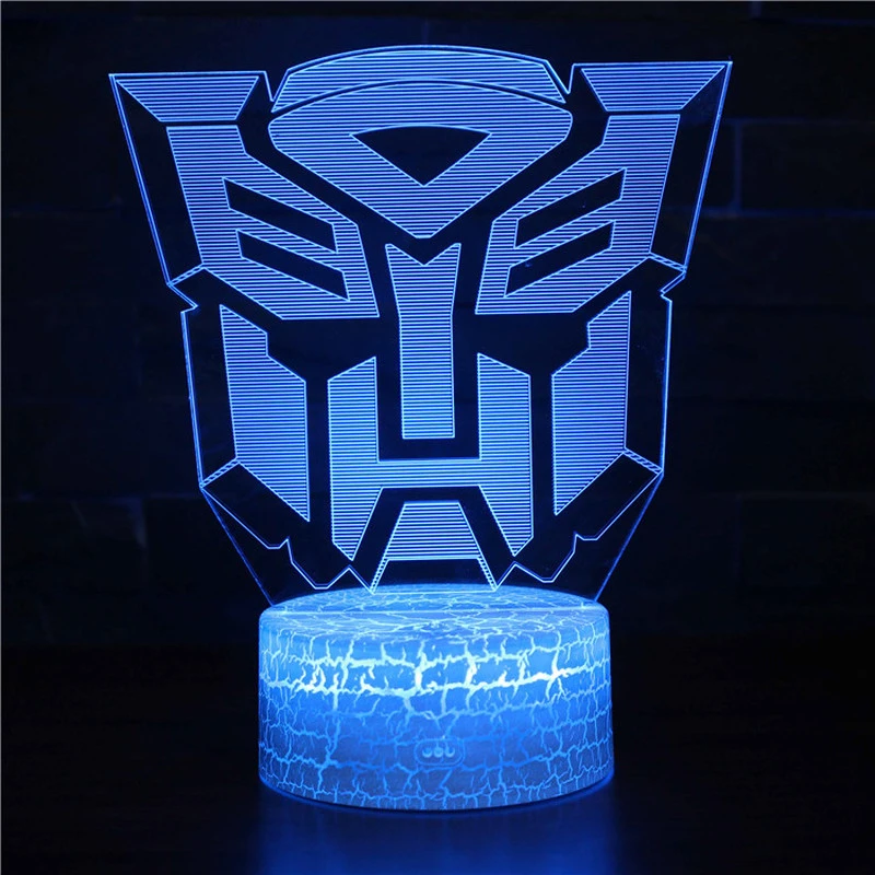 Disney Transformers Collection Optimus Prime 3d Table Lamp Led Atmosphere Light Birthday Gift Three Dimensional Night Light Gift Aliexpress