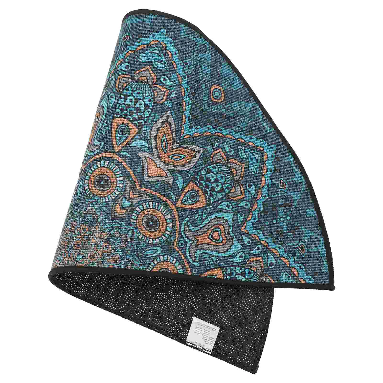 

Bathroom Floor Mat Decorative Ethnic Style Door Carpet Strong Absorbent Nonslip Floor Cushion