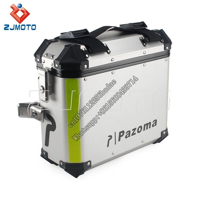 Серебристый мотоциклетный 36L боковой