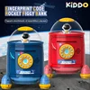 Rocket Piggy Bank with Fingerprint Code Password Key Switch Music Large Capacity Coin Money Box Cartoon Birthday Gift for Kids 1