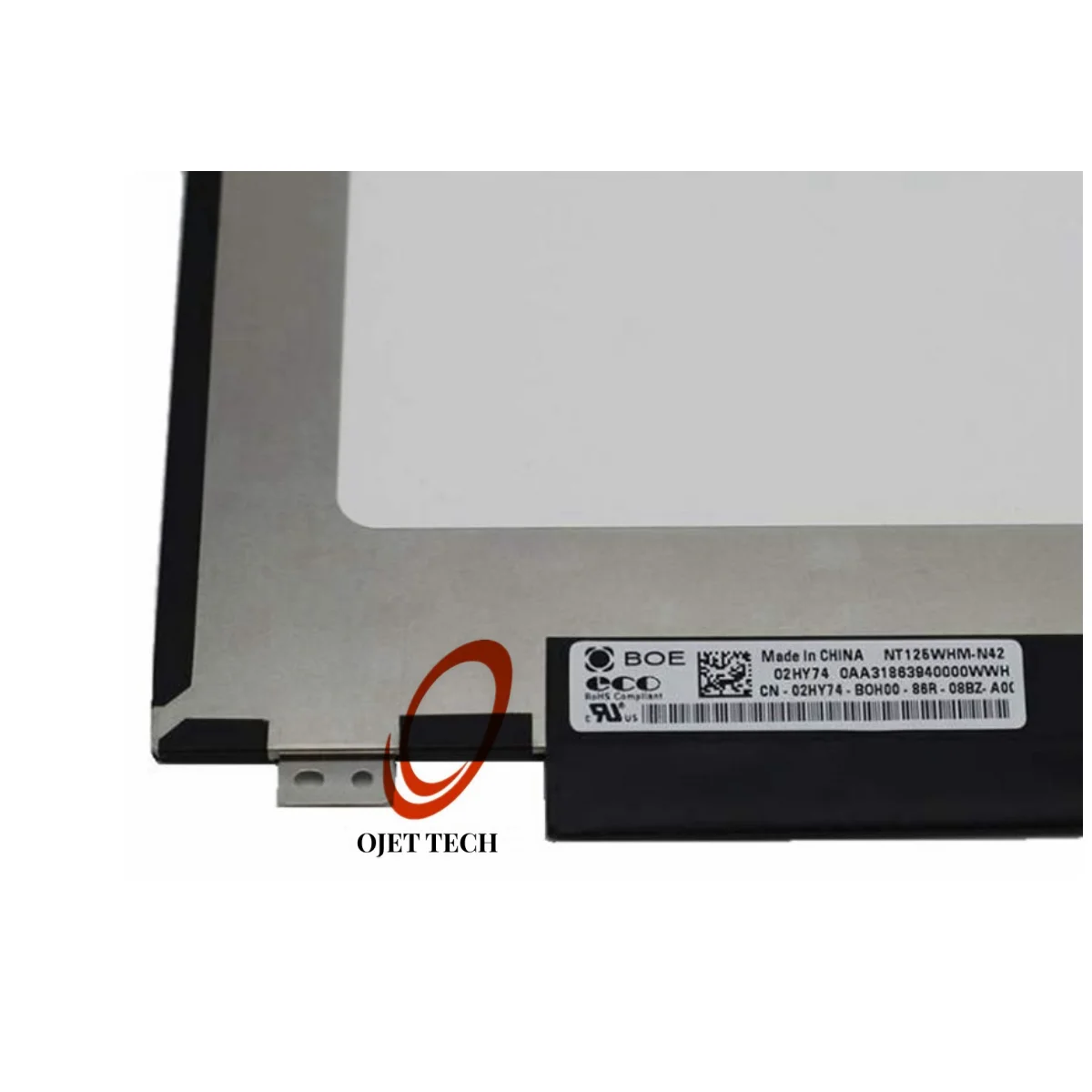 Painel de Exibição de Tela Led Lcd para Dell Latitude Nt125whm-n42 30pin Furos Especiais Parafuso 7280 5288 5280 - Imagem 3