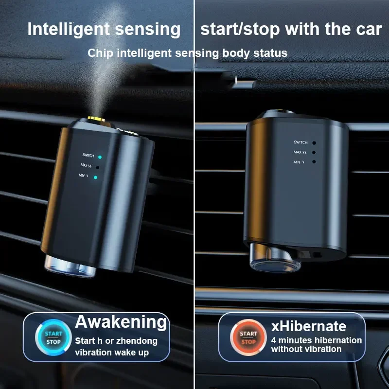 Car Aromatherapy Diffuser Intelligent Aroma Diffuser for Essential Oil Smart Fragrance Spray Aromatic Machine Air Freshener