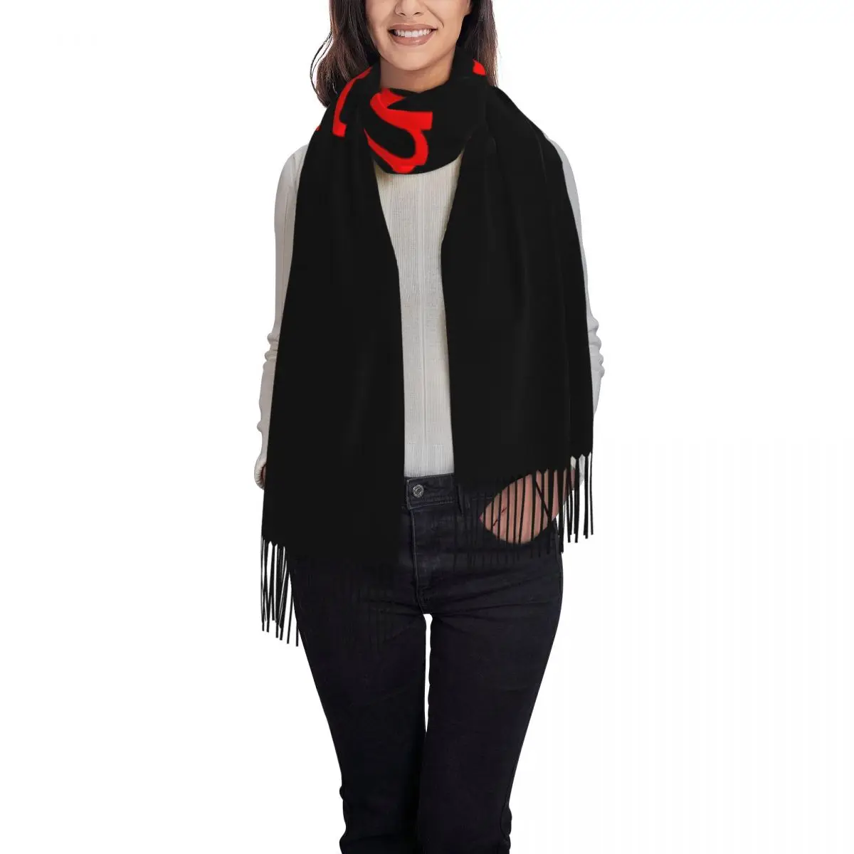 Customized Print Custom Your Design Scarf Women Men Winter Warm Scarves Customized Logo Printed Shawl Wrap 3