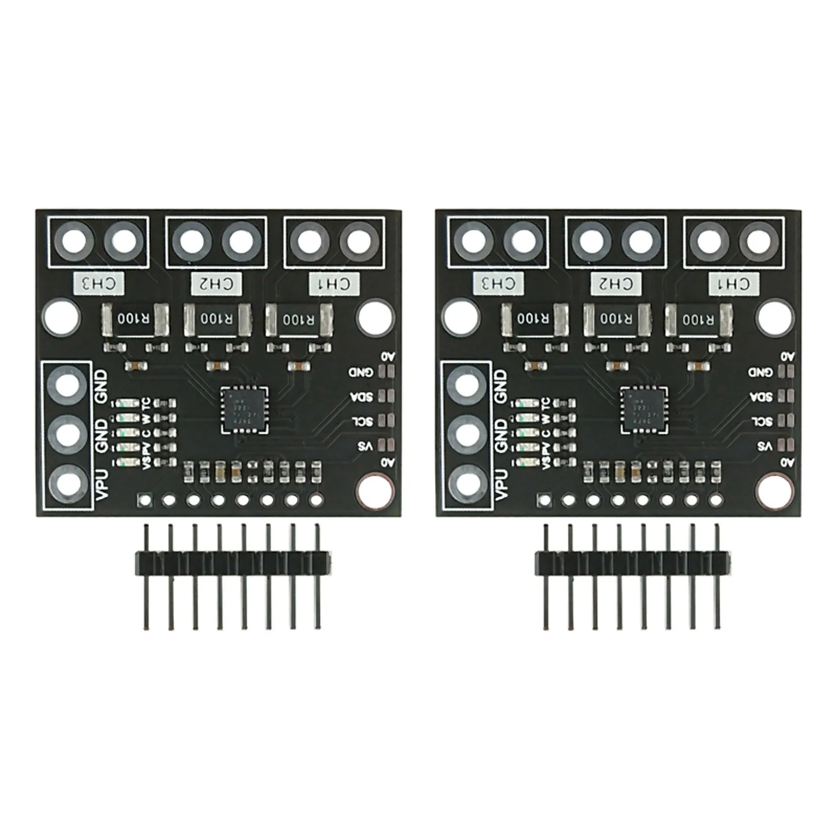 

2X I2C SMBUS INA3221 Triple-Channel Shunt Current Power Supply Voltage Monitor Sensor Board Module Replace INA219
