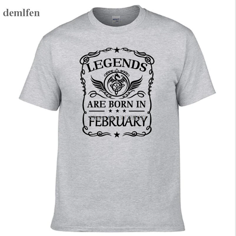 Fashion Legends February Cotton Casual Unisex Oversized T-Shirt